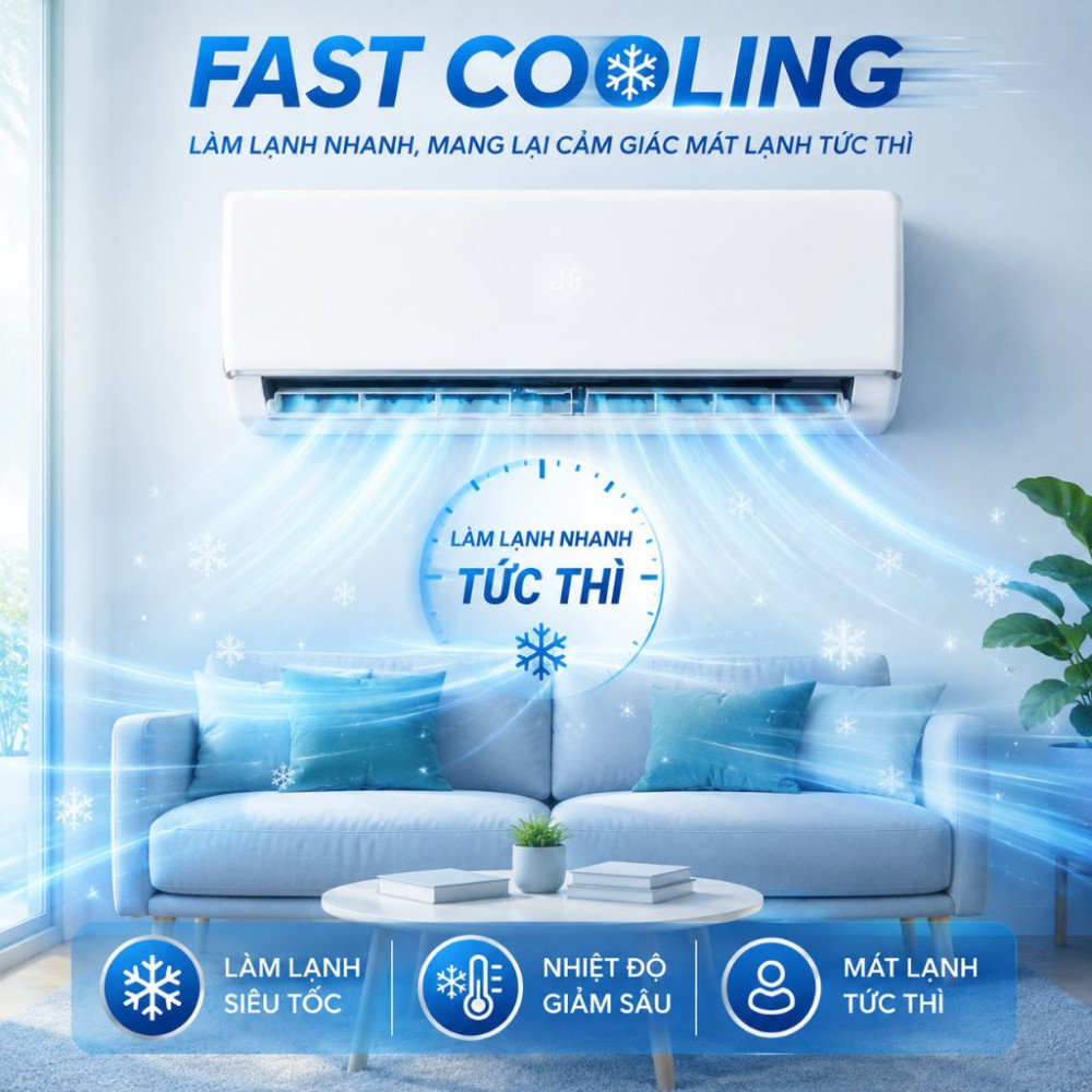 Máy lạnh Hisense 2.5HP inverter AS-24TW4RXTCD01 - Hàng chính hãng