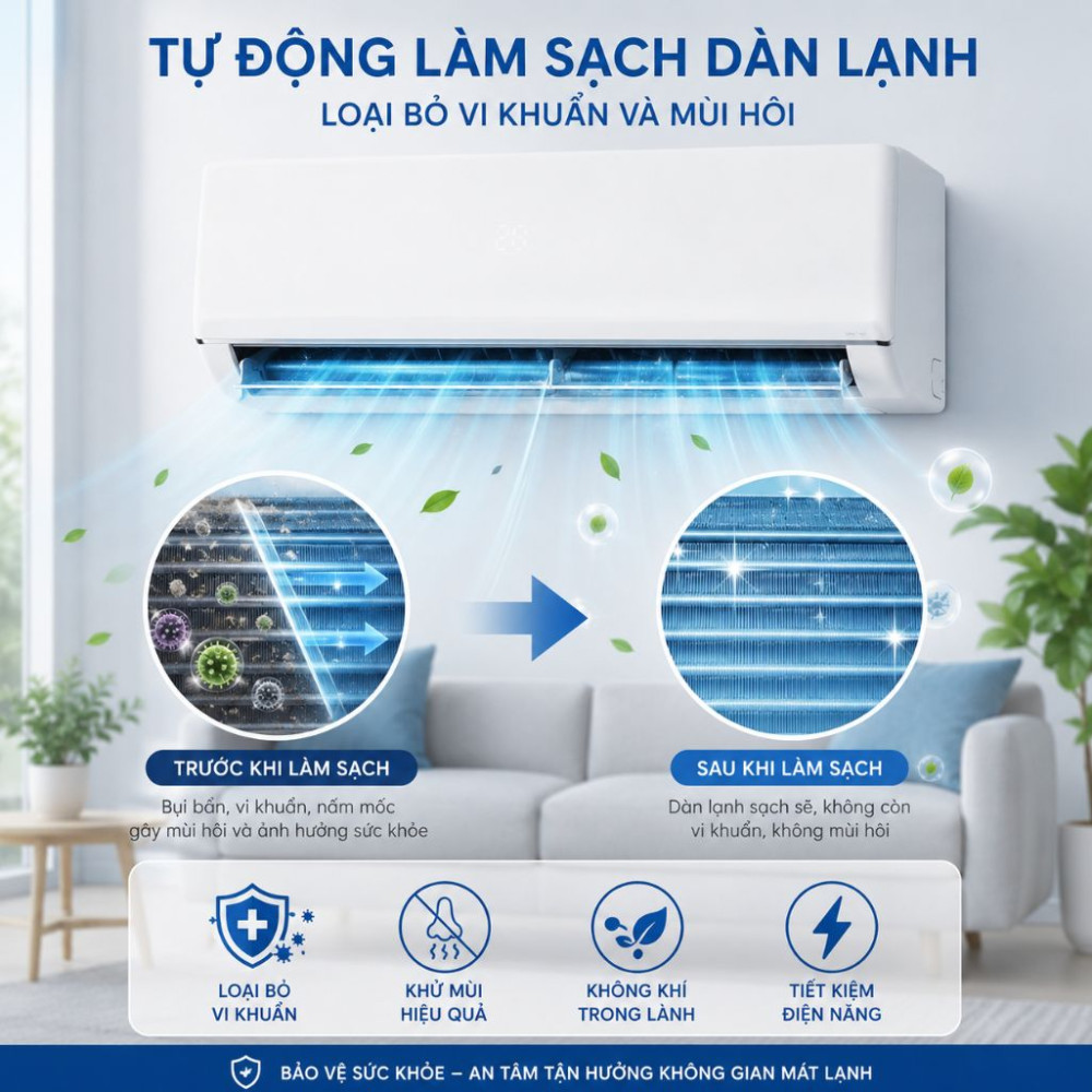 Máy lạnh Hisense 2.5HP inverter AS-24TW4RXTCD01 - Hàng chính hãng