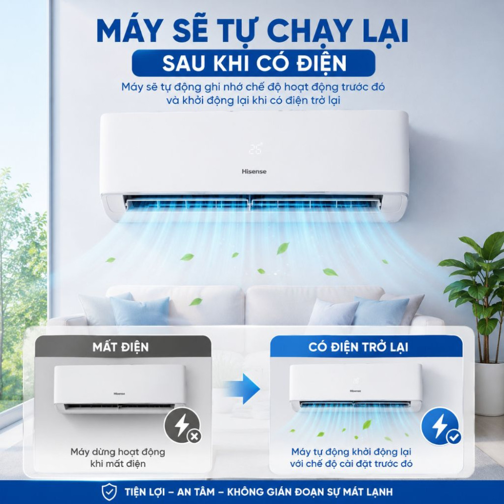 Máy lạnh Hisense Inverter 2.5HP AS-24TR4RXB00/AS-24TR4RXB00(D) - Hàng chính hãng