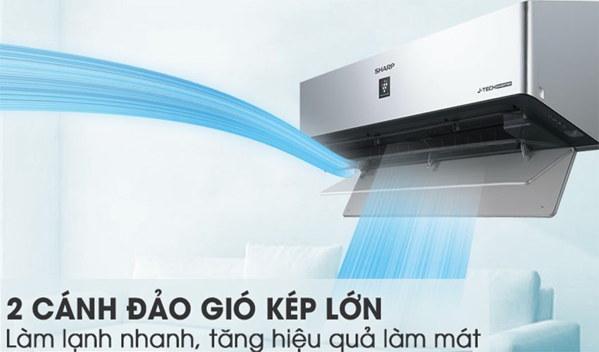 Máy lạnh Inverter 1.5 HP Sharp AH-XP13VXW - Hàng chính hãng