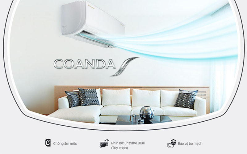 Máy lạnh Inverter Daikin FTKA35UAVMV - Hàng chính hãng