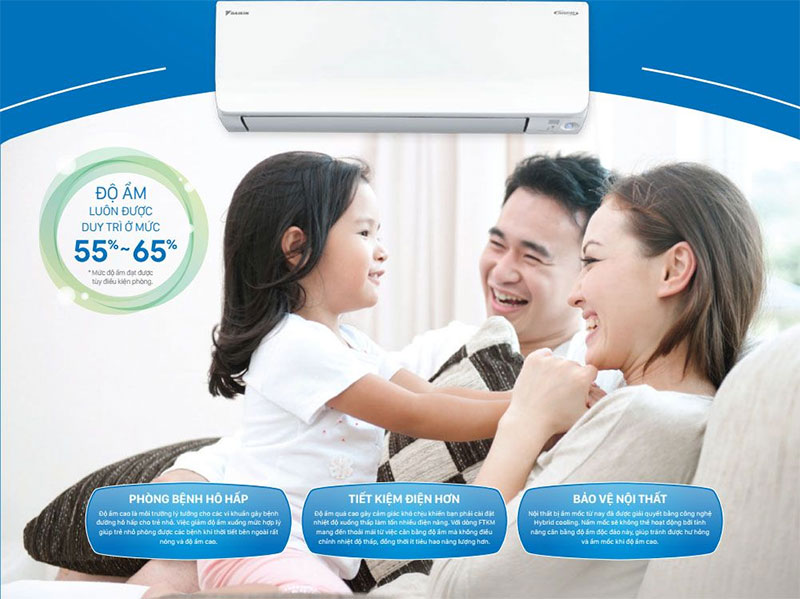Máy lạnh Inverter Daikin FTKM50SVMV/RKM50SVMV - Hàng chính hãng