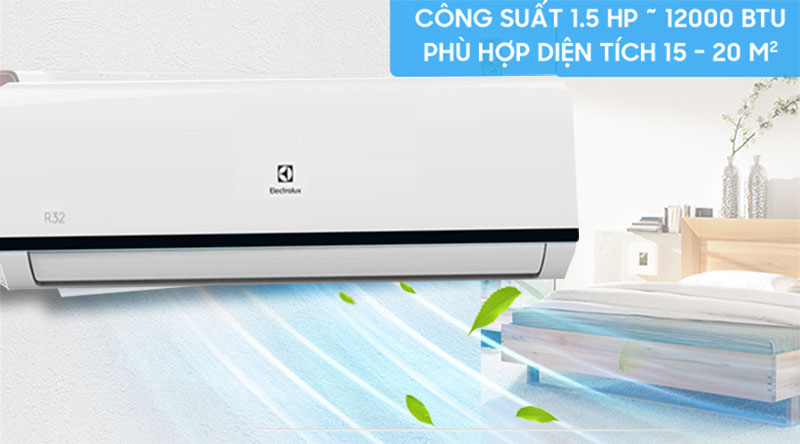 Máy lạnh Inverter ELectrolux ESV12CRO-B1 - Hàng chính hãng