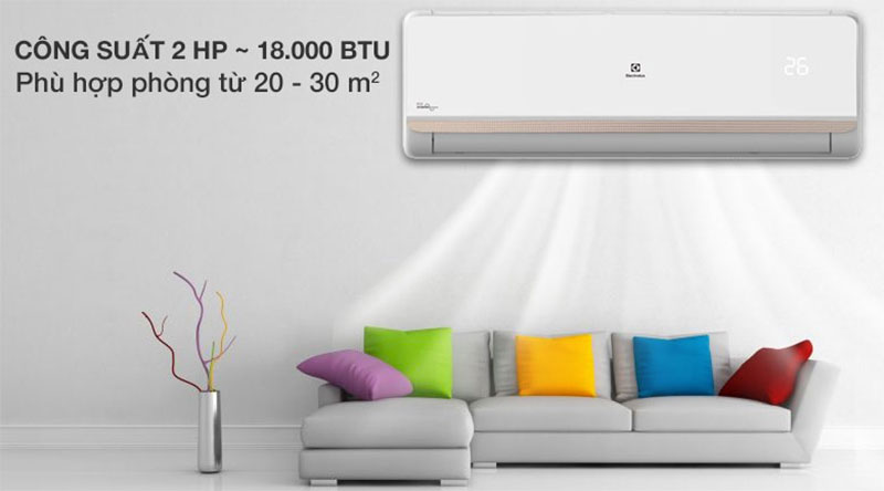 Máy lạnh Inverter ELectrolux ESV18CRR-C2 - Hàng chính hãng