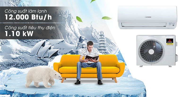Máy lạnh Inverter Mitsubishi Heavy SRK13YXP-W5/SRC13YXP-W5 - Hàng chính hãng