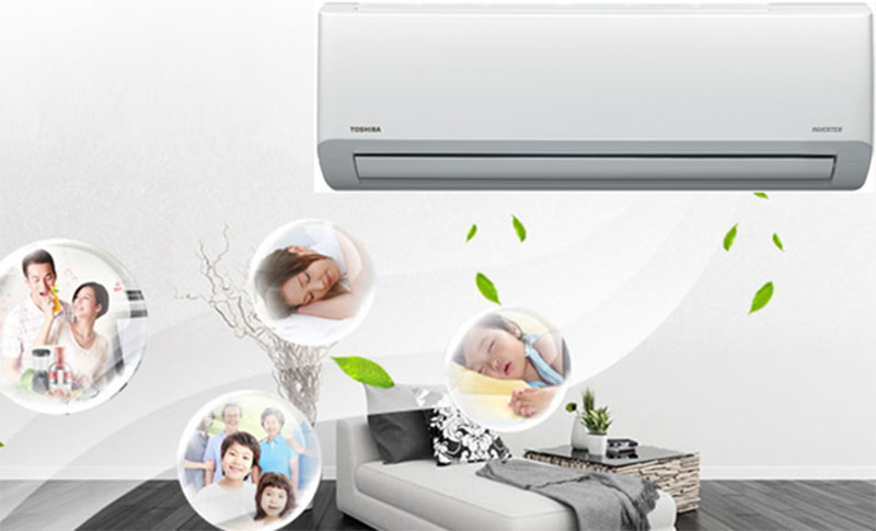 Máy lạnh Inverter Toshiba RAS-H10HKCVG-V - Hàng chính hãng
