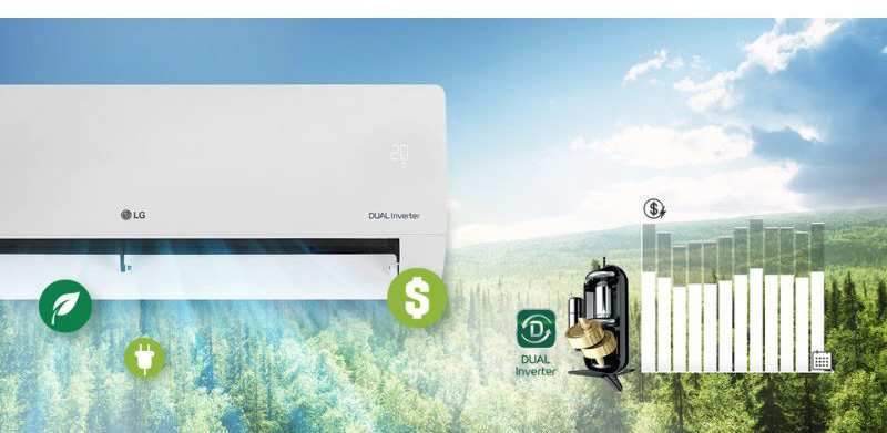 Máy lạnh LG inverter 2 HP IEC18G1 - Hàng chính hãng
