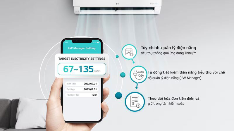 Máy lạnh 1 chiều LG inverter IEC24G1 - Hàng chính hãng