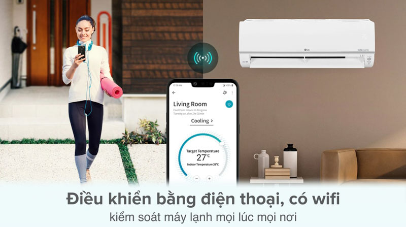 Máy lạnh LG inverter 2.5 HP IEC24M1 - Hàng chính hãng