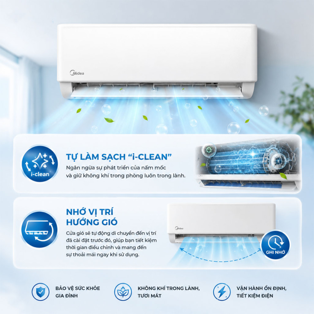 Máy lạnh Midea 2.5HP MSFQ-24CRN8 - Hàng chính hãng