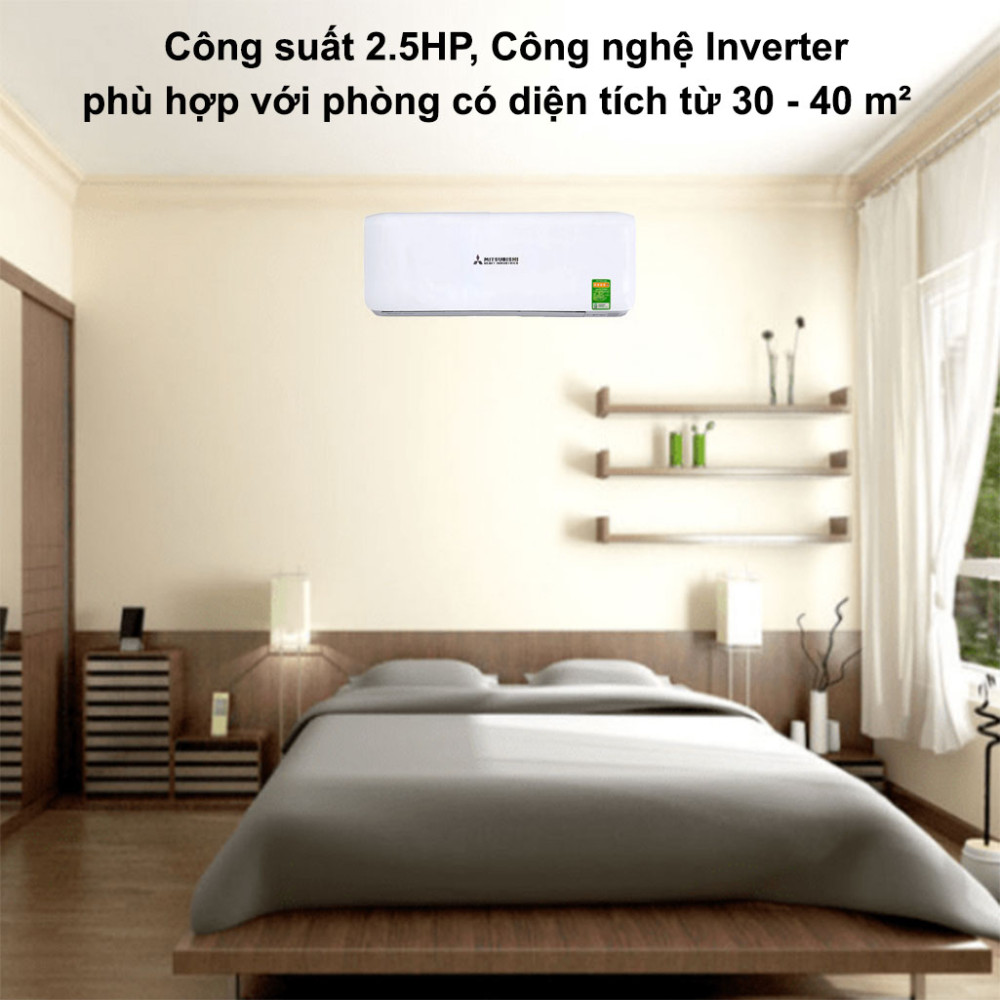 Máy lạnh Mitsubishi Heavy Inverter 2.5HP SRK24YXS-W5 - Hàng chính hãng