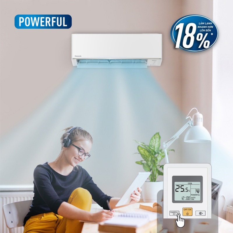 Máy lạnh Panasonic inverter CU/CS-RU12AKH-8 - Hàng chính hãng