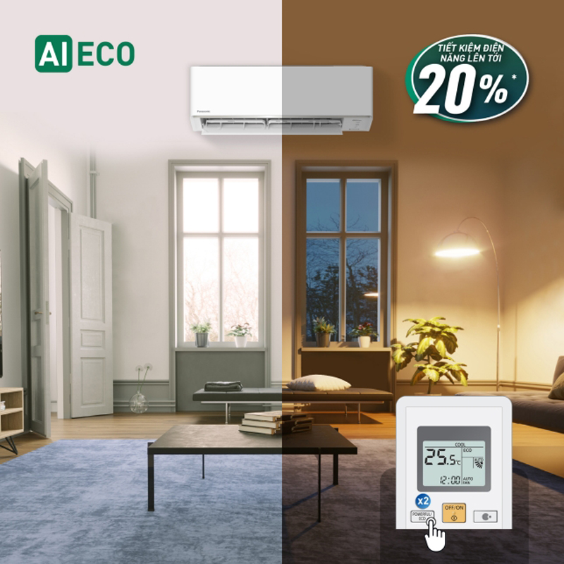 Máy lạnh Panasonic inverter CU/CS-RU12AKH-8 - Hàng chính hãng