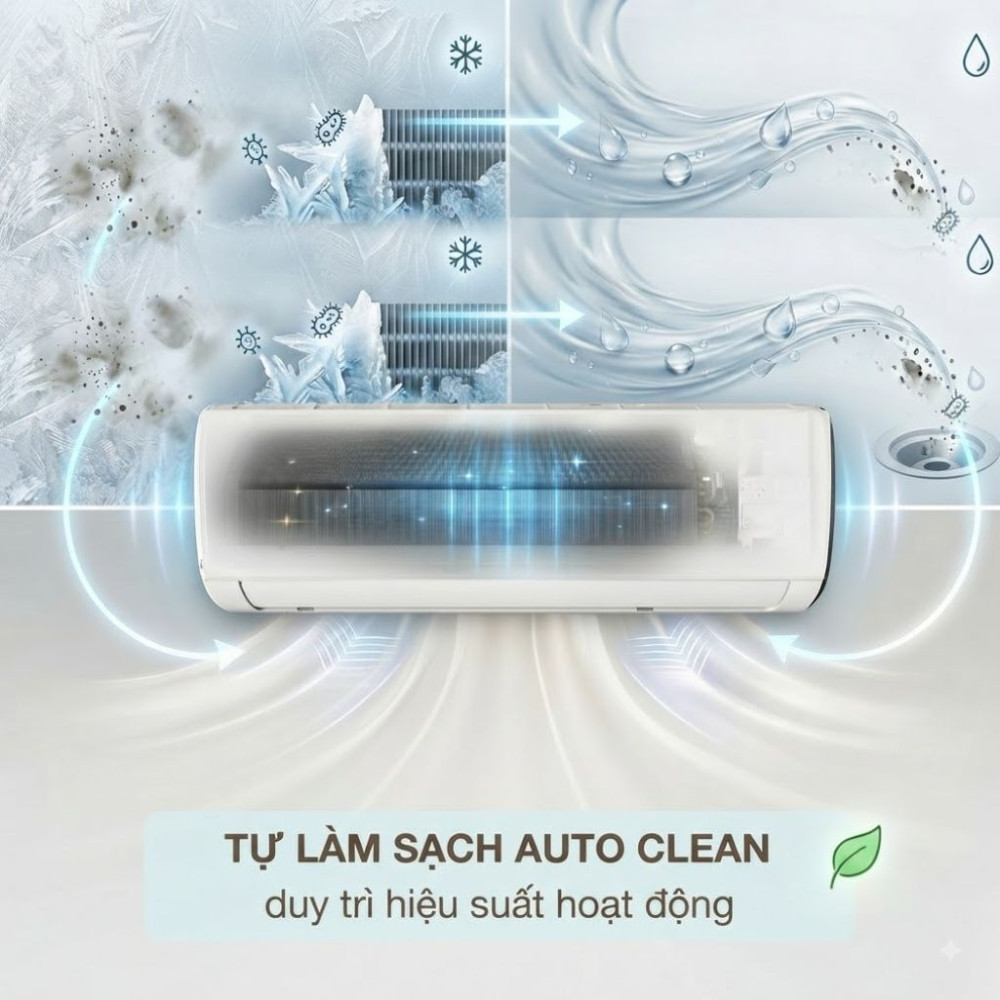 Máy lạnh Samsung Inverter 1 HP AR40H09D0ATNSV - Hàng chính hãng
