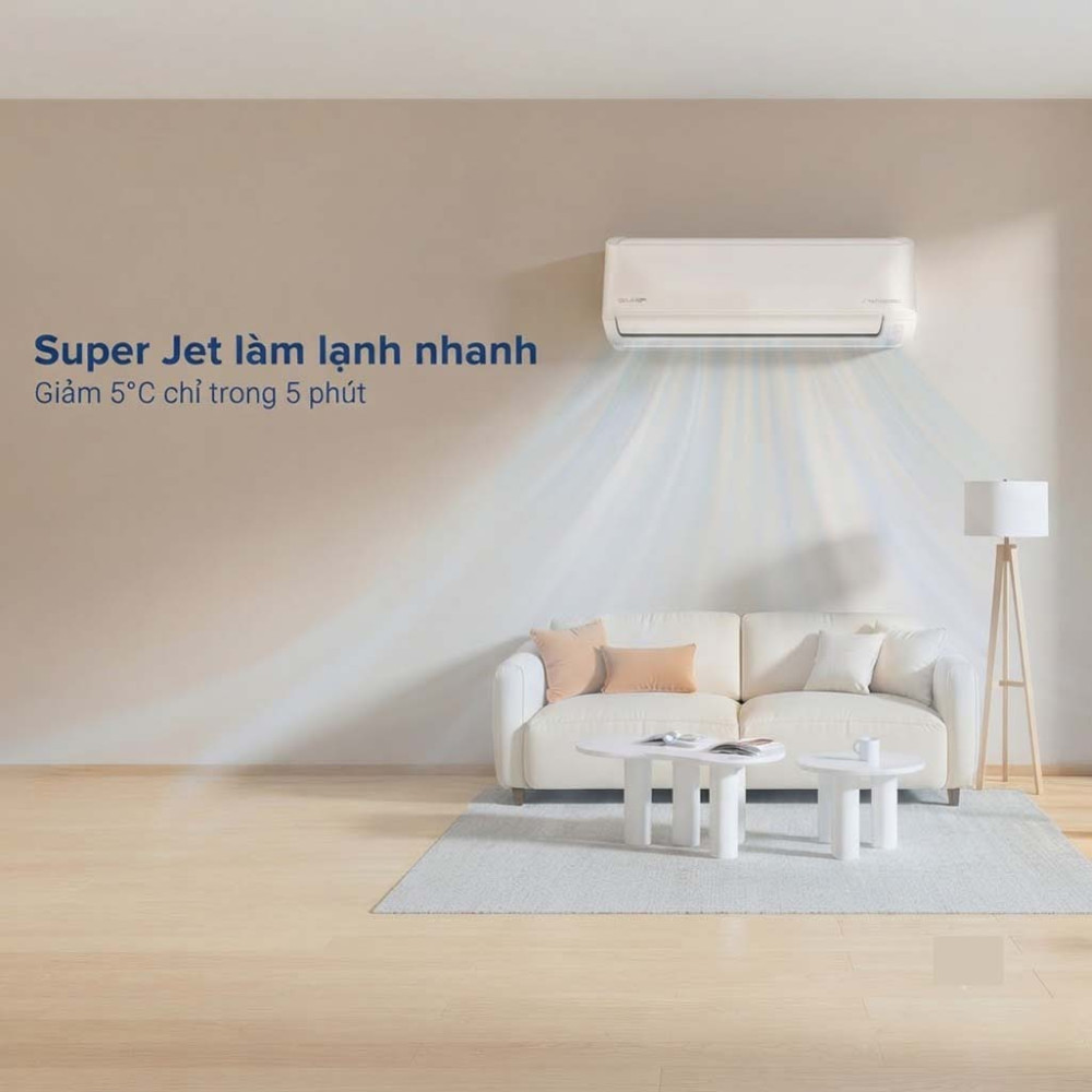 Máy lạnh Sharp Inverter 1.5 HP AH-X13DEW - Hàng chính hãng
