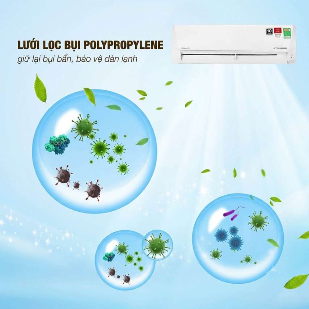  Máy lạnh Sharp Inverter 2HP AH-X18DEW - Hàng chính hãng