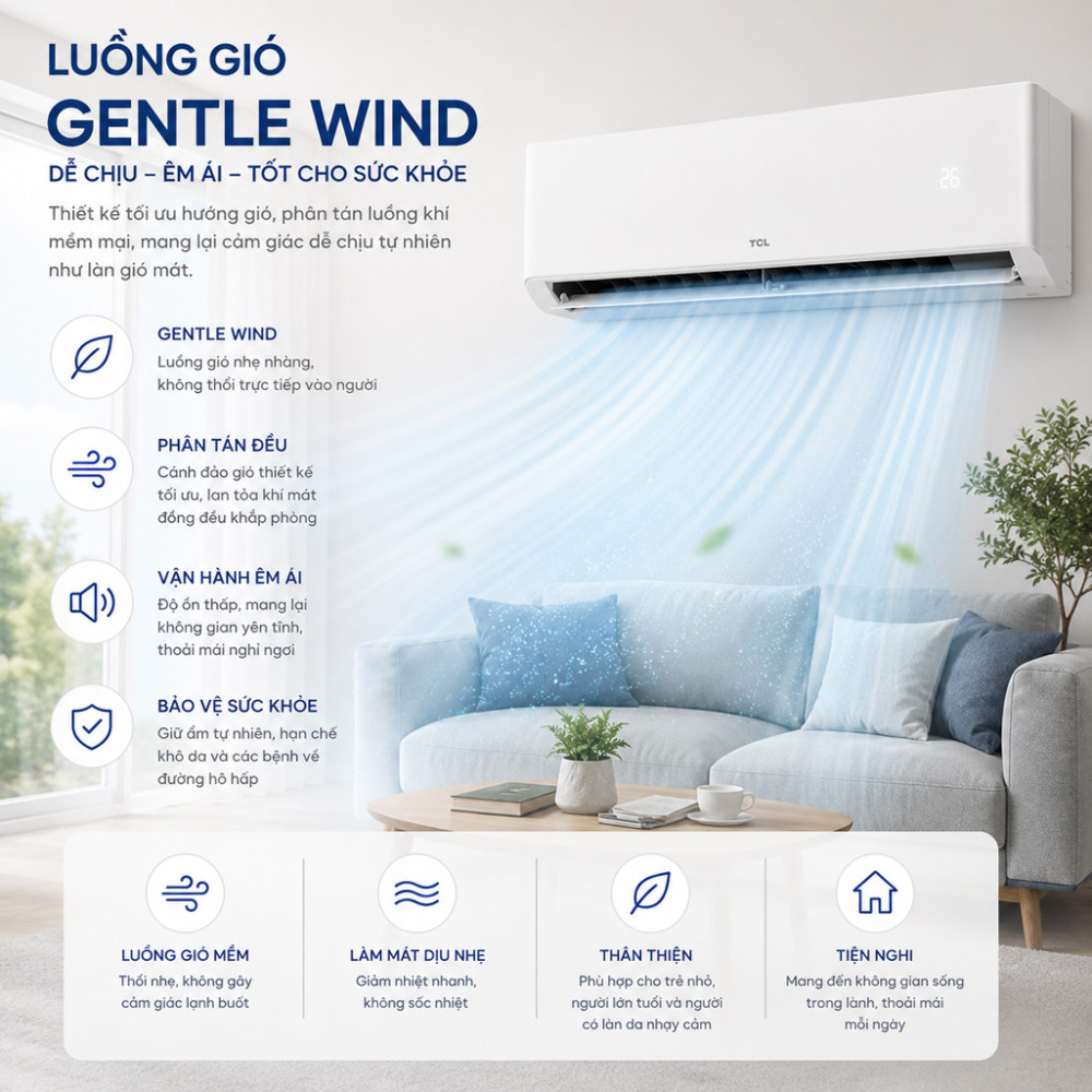 Máy lạnh TCL Inverter 2 HP TBI-18CSD/TPHI - Hàng chính hãng