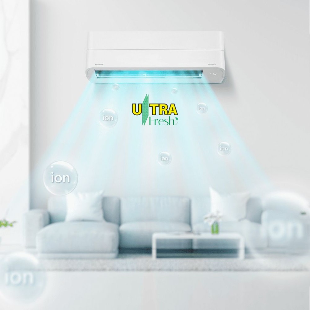Máy lạnh Toshiba Inverter 1.5HP RAS-H13P2KCVG-V - Hàng chính hãng