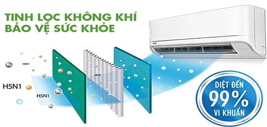 Máy lạnh Toshiba RAS-H24U2KSG-V - Hàng chính hãng