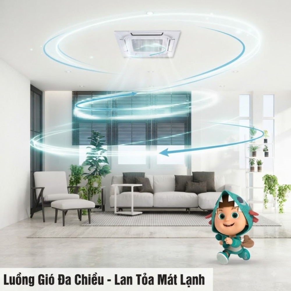 Máy lạnh âm trần Hisense 3.0HP AUC-30CR4RDKA - Hàng chính hãng