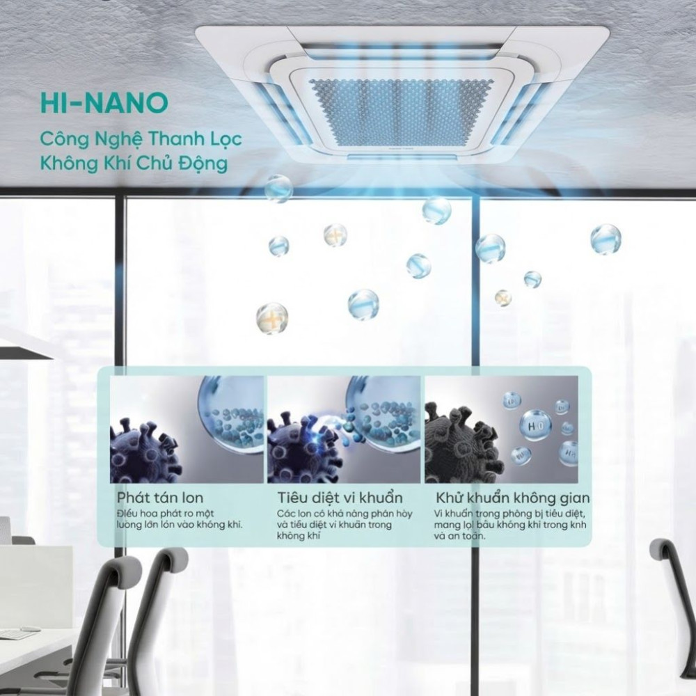 Máy lạnh âm trần Hisense 5.0HP AUC-48CR6REKA - Hàng chính hãng
