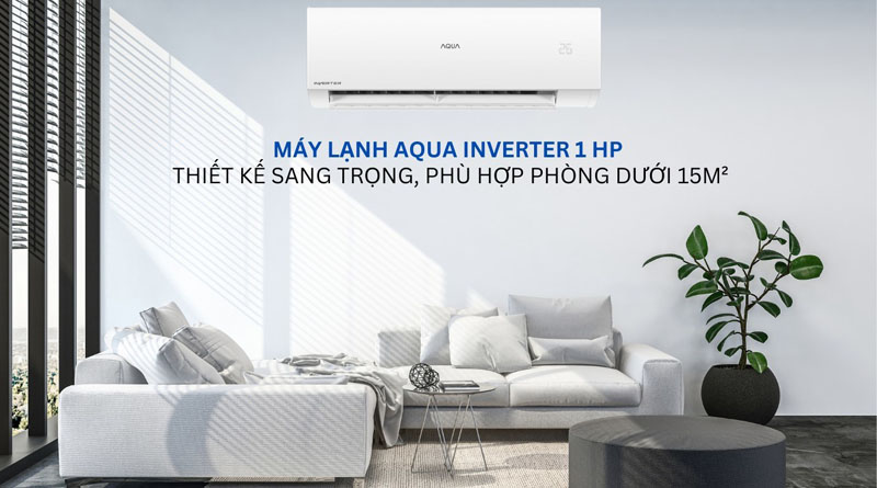 Máy lạnh Aqua Inverter 1 HP AQA-RUV10XAW2 - Hàng chính hãng