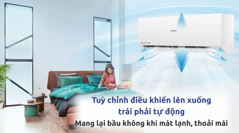 Máy lạnh Aqua Inverter 2.5 HP AQA-RV24QA2 - Hàng chính hãng