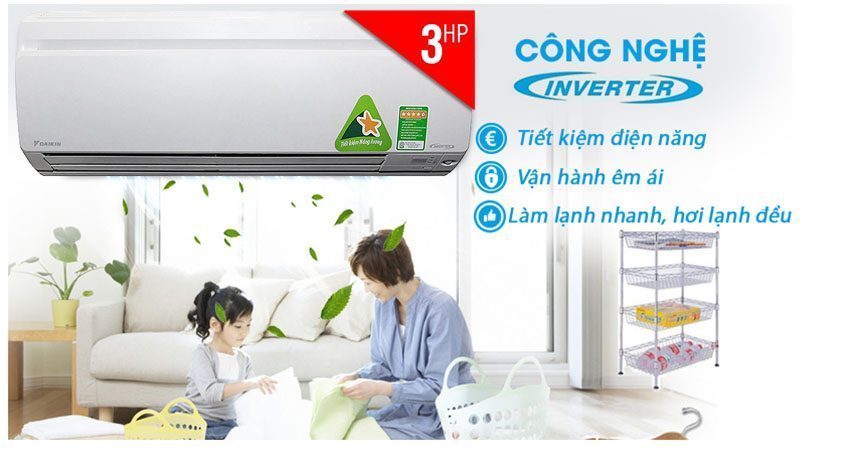 Máy lạnh inverter Daikin FTKS71GVMV - Hàng chính hãng