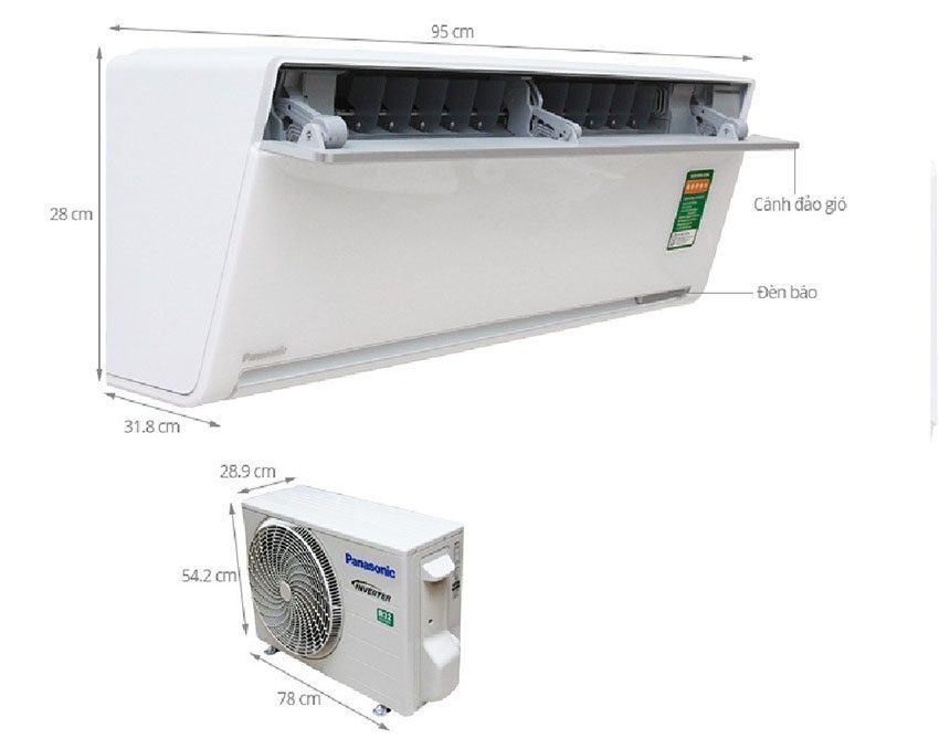 Máy lạnh inverter Panasonic CU/CS-XPU9WKH-8 - Hàng chính hãng