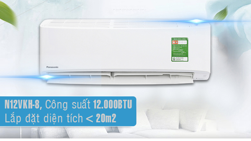 Máy lạnh 1 chiều Panasonic 12000 BTU CU/CS-N12ZKH-8 - Hàng chính hãng