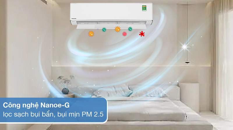 Máy lạnh Panasonic Inverter 2.5 HP CU/CS-XU24ZKH-8 - Hàng chính hãng
