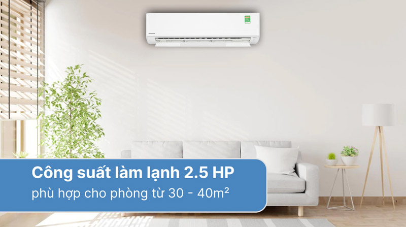 Máy lạnh Panasonic Inverter 2.5 HP CU/CS-XU24ZKH-8 - Hàng chính hãng