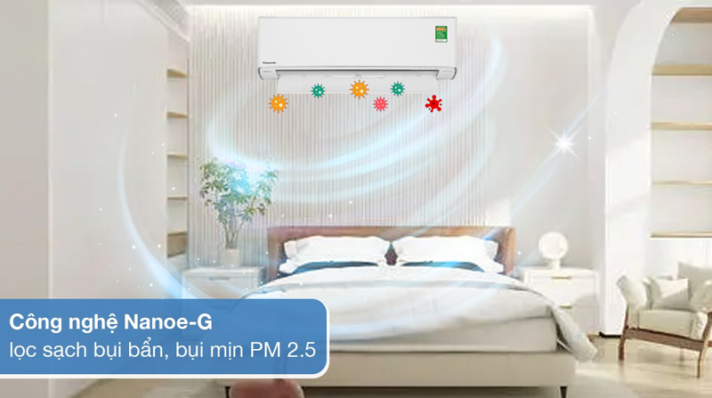 Máy lạnh Panasonic Inverter 1 HP CU/CS-XU9ZKH-8 - Hàng chính hãng