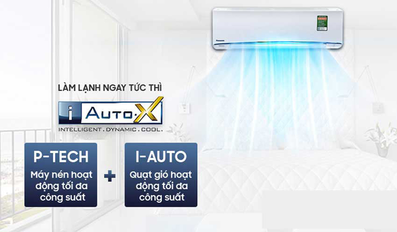 Máy lạnh Panasonic Inverter 1.5HP CS-U12ZKH-8 - Hàng chính hãng