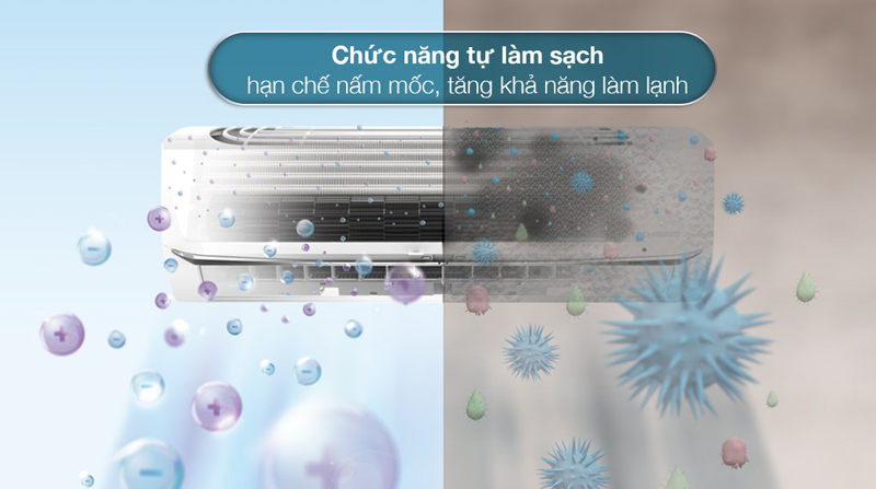 Máy lạnh Sharp inverter AH-XP10YHW - Hàng chính hãng