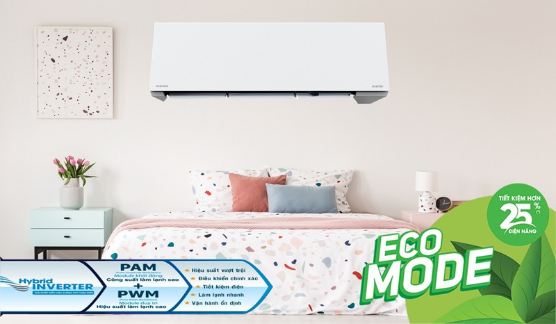 Máy lạnh Toshiba Inverter 2 HP RAS-H18E2KCVG-V - Hàng chính hãng