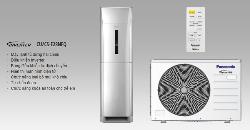 Máy lạnh tủ đứng Panasonic CU/CS-E28NFQ - Hàng chính hãng