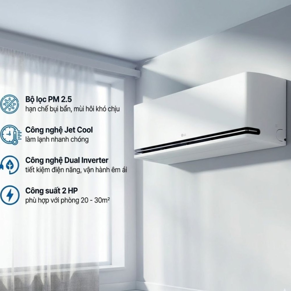 Máy lạnh LG Inverter 2HP IFC18M1 - Hàng chính hãng