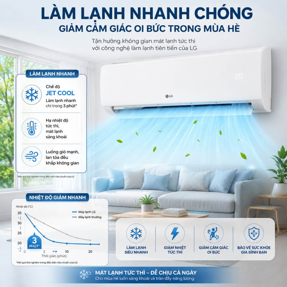 Máy lạnh LG Inverter 2HP IFC18M1 - Hàng chính hãng
