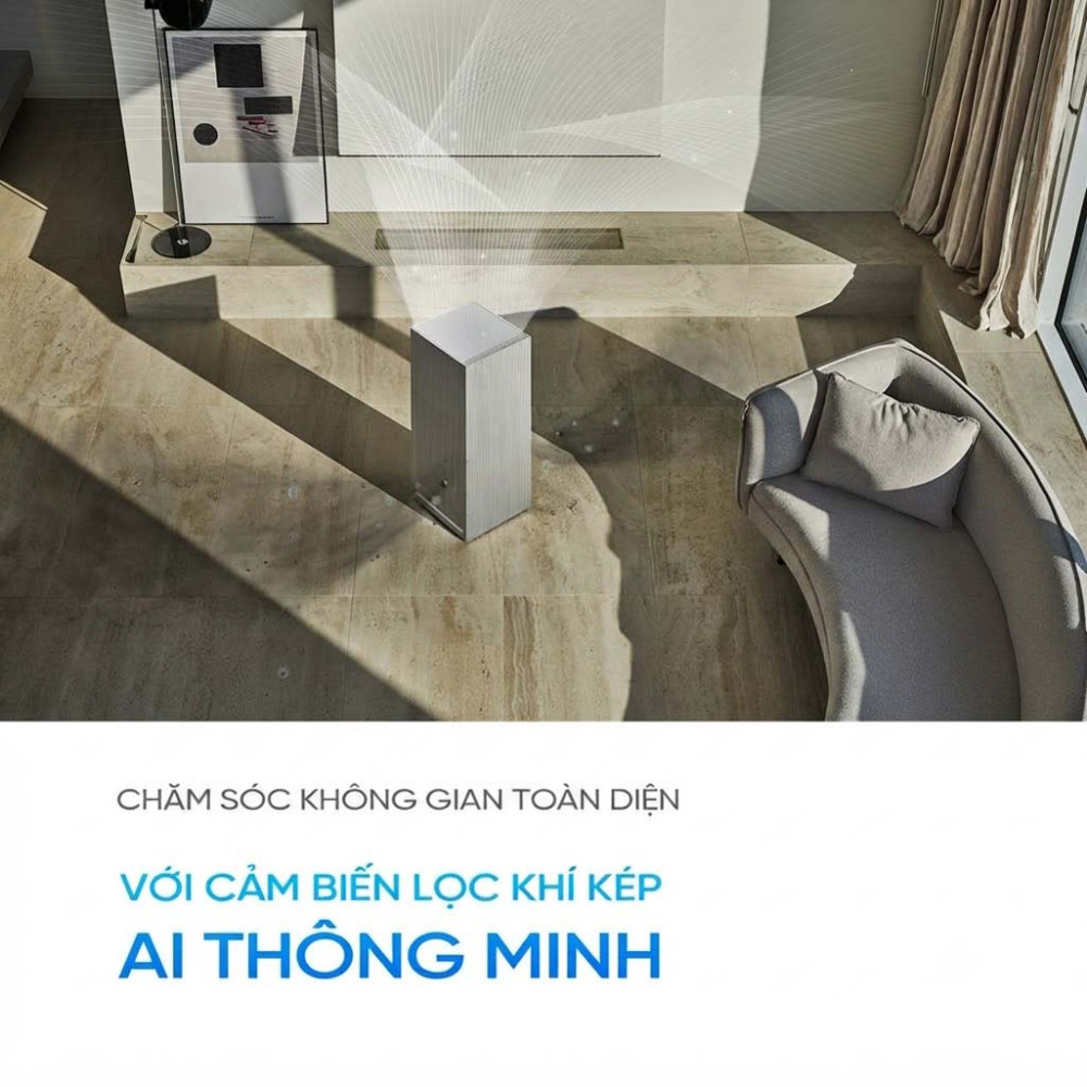 Máy lọc không khí Cuckoo Inspire Heritage AC-28AH10GNW - Hàng chính hãng