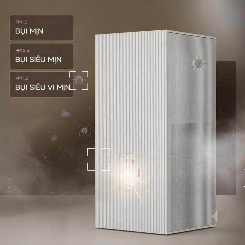 Máy lọc không khí Cuckoo Inspire Heritage AC-28AH10GNW - Hàng chính hãng
