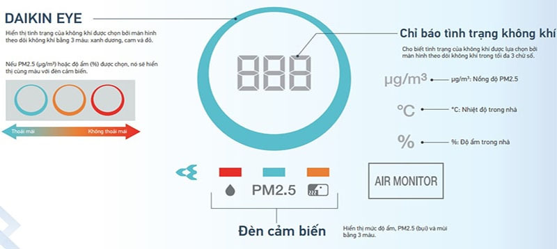 Máy lọc không khí Daikin MC80ZVM7 - Hàng chính hãng