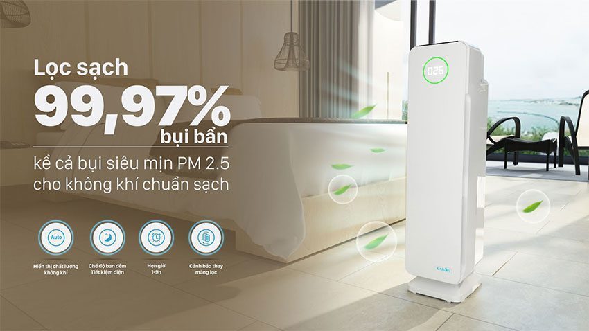 Máy lọc không khí Karofi KAP-115 - Hàng chính hãng