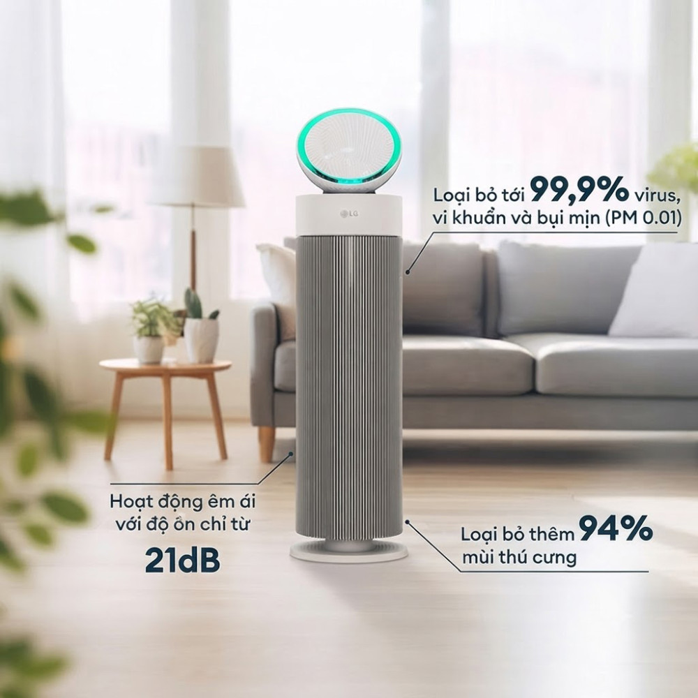 Máy lọc không khí LG PuriCare Aero Booster AS55GGSY0 - Hàng chính hãng