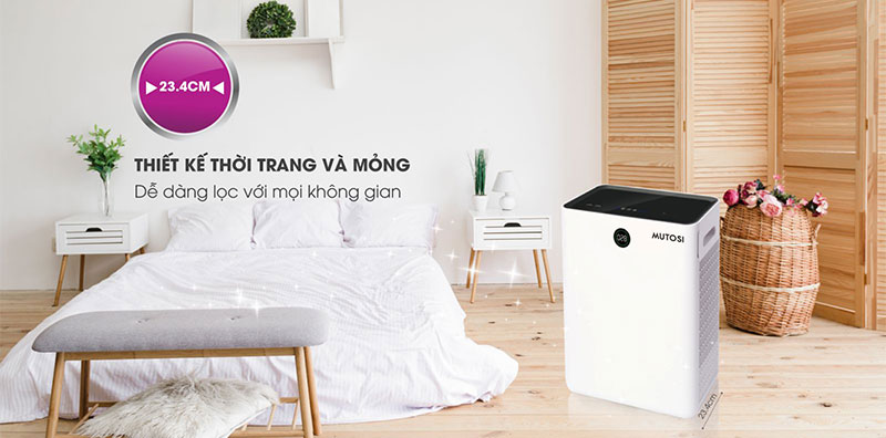 Máy lọc không khí Mutosi MAP-801H-UV - Hàng chính hãng