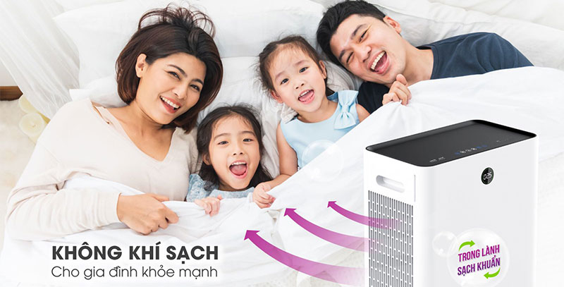 Máy lọc không khí Mutosi MAP-801H-UV - Hàng chính hãng