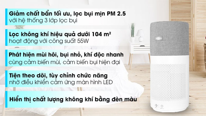 Máy lọc không khí Philips AC3033/10 - Hàng chính hãng