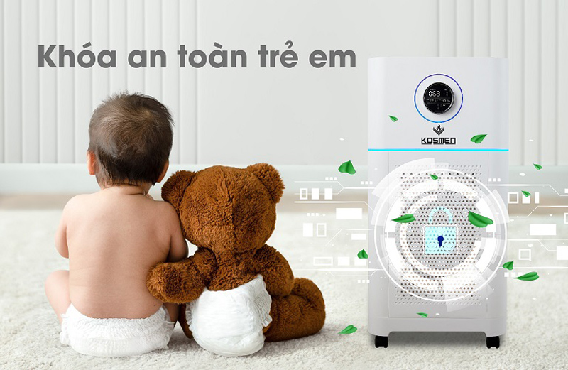 Máy lọc không khí bù ẩm Kosmen KM-A65 - Hàng chính hãng