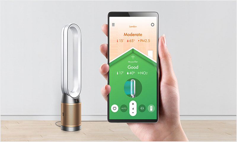 Máy lọc không khí kết hợp quạt không cánh Dyson TP09 - Hàng chính hãng