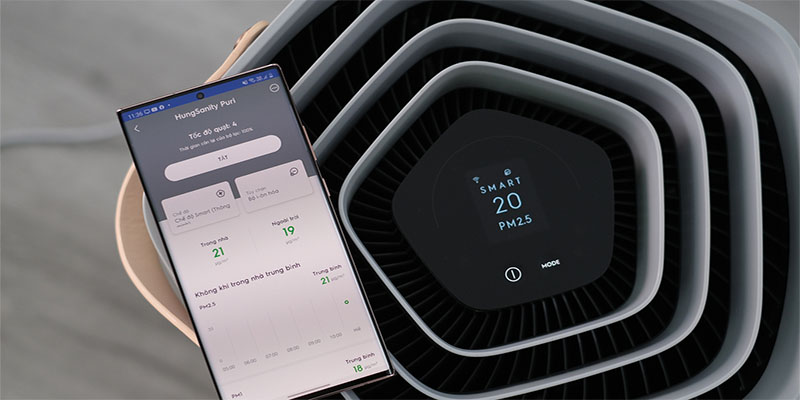 Máy lọc không khí ion âm Electrolux Pure A9 - Hàng chính hãng